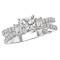 Split Shank Semi-Mount Diamond Ring