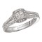 Split Shank Semi-Mount Diamond Ring