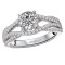 Split Shank Semi-Mount Diamond Ring