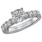 Peg Head Semi-Mount Diamond Ring