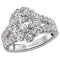 Halo Semi-Mount Diamond Ring